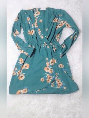 Altered State Faux Wrap Dress Size S